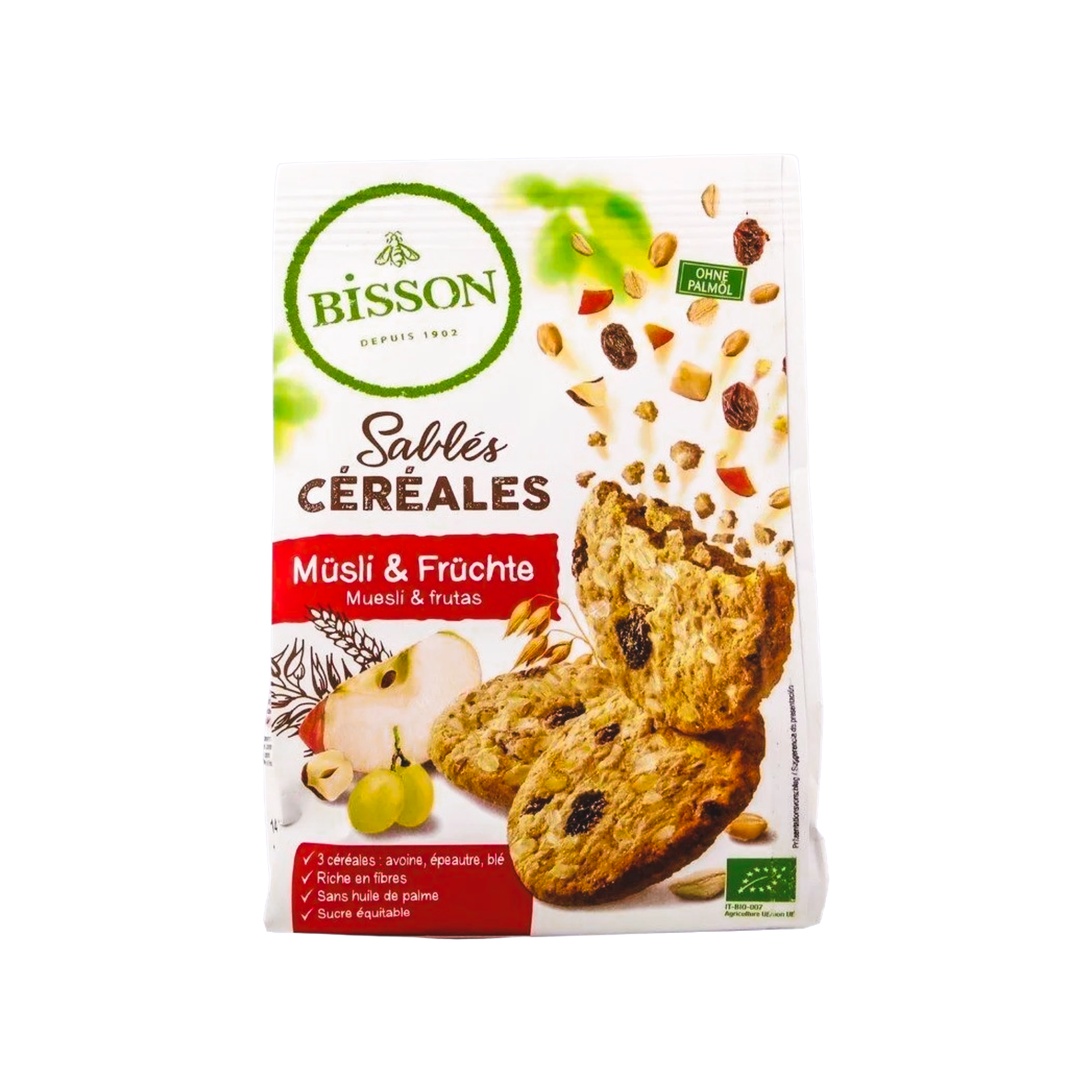 Bisson Organic Muesli & Fruit Cereales Sables 200g