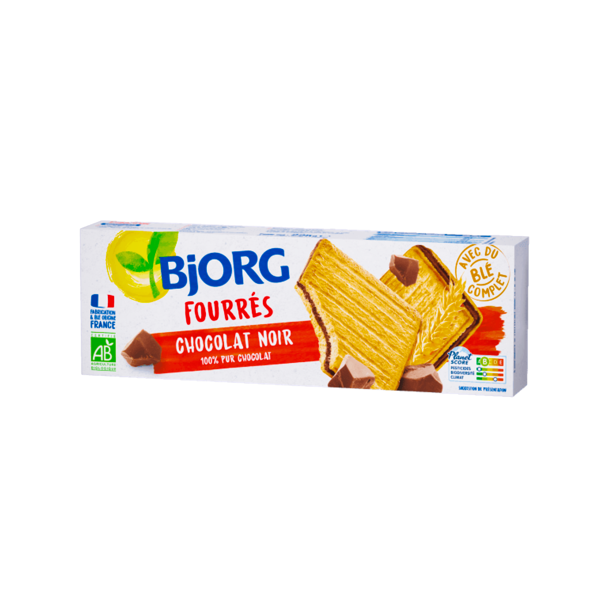 Bjorg Organic Fourres Chocolat Noir 150g