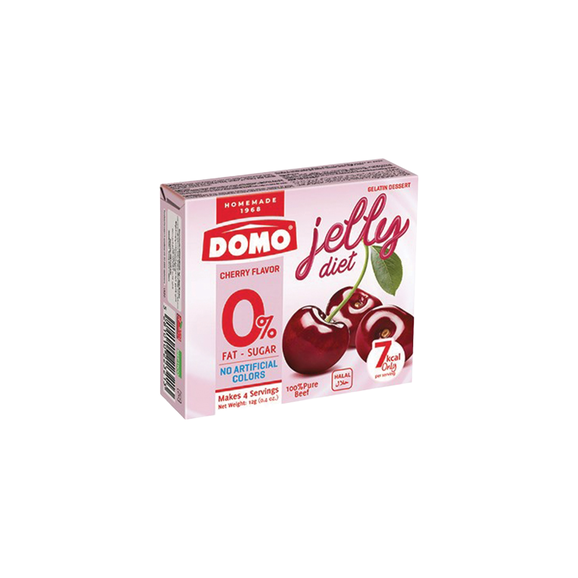 Domo 0% Added Sugar Cherry Beef Jelly 12g
