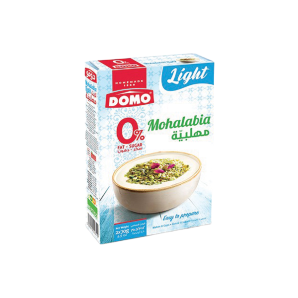 Domo 0% Added Sugar Mhalabiye 2x70g