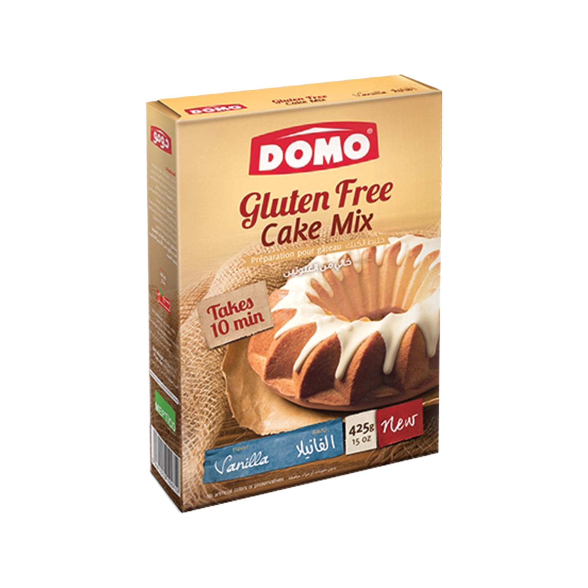 Domo Gluten Free Vanilla Cake Mix 425g