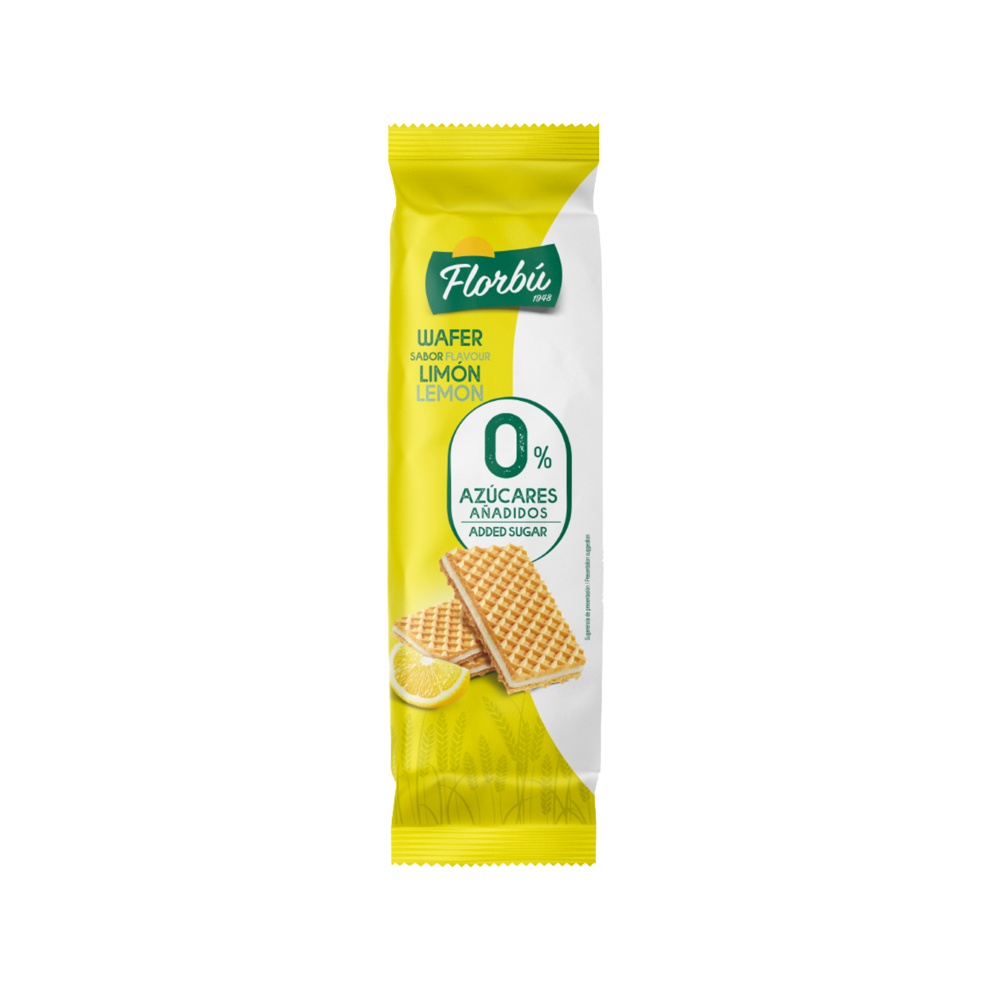 Florbu 0% Added Sugar Lemon Wafer 150g