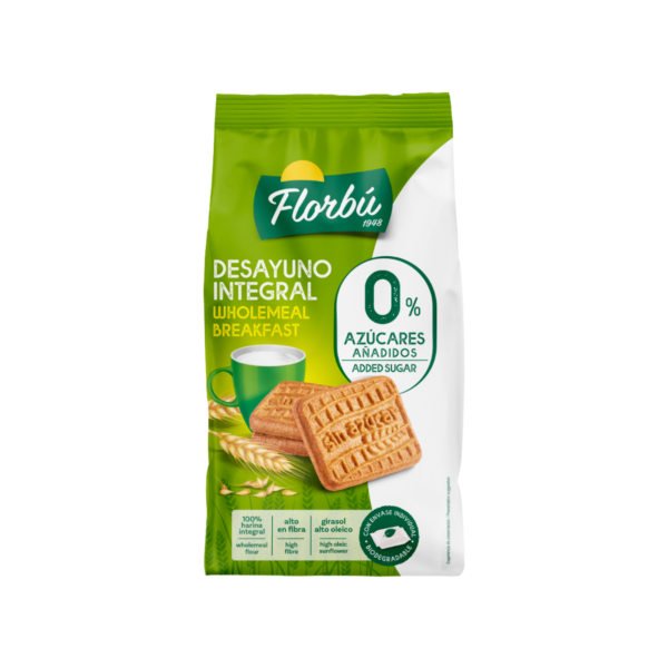 Florbu 0% Added Sugar Wholemeal Biscuits 350g