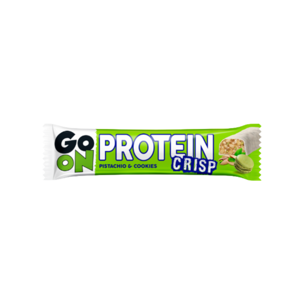 Go On Pistachio & Cookies Crisp Protein Bar 50g