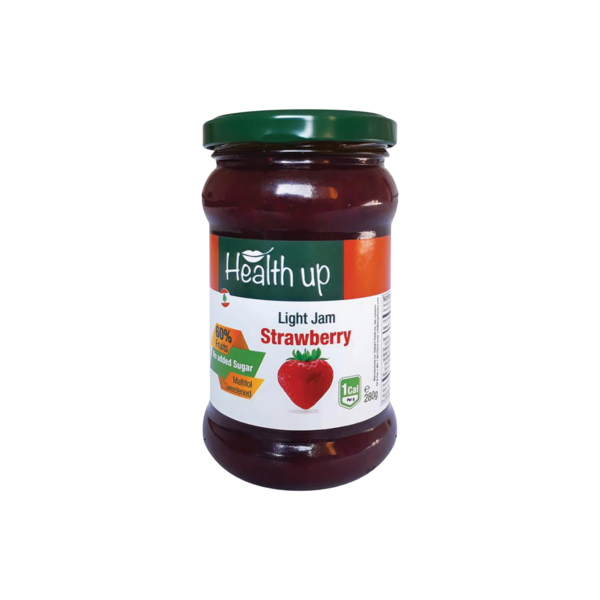 Health Up Fit 0% Added Sugar Strawberry Jam 280g