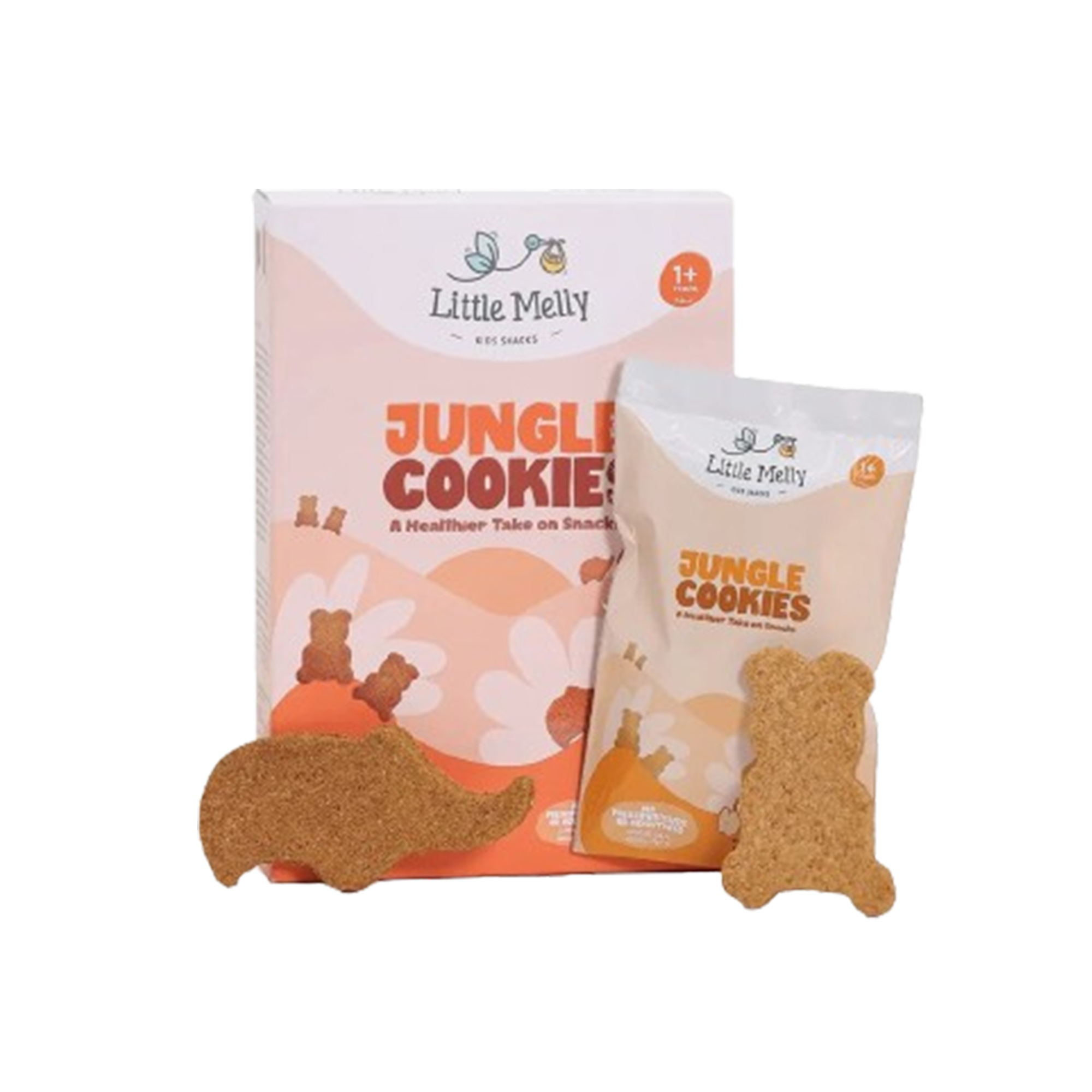 Lilltle Melly Jungle Cookies 4x5 packs 125g