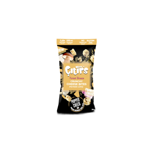 Micro Citirs Keto Crunchy Mushroom Parmesan Cheese Bites 20g