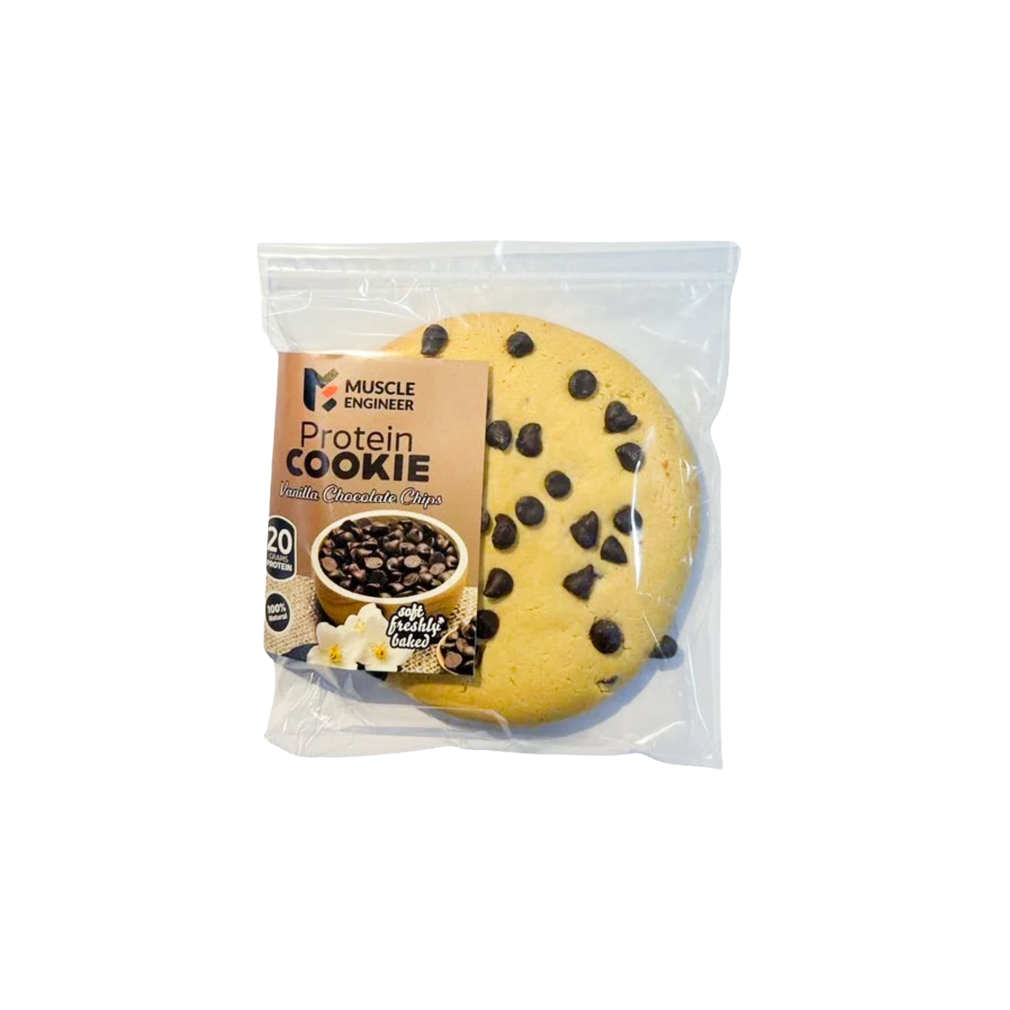 Muscle Engineer Vanilla Chocolate Chip Protein Cookie 80g