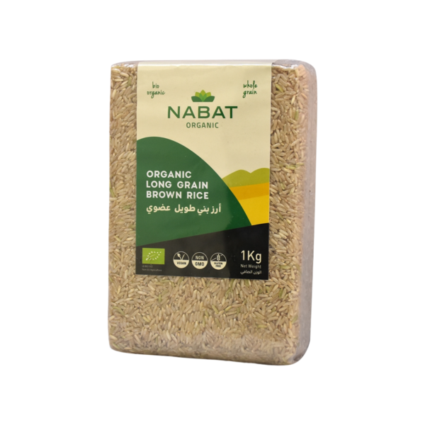 Nabat Organic Long Brown Rice 1Kg
