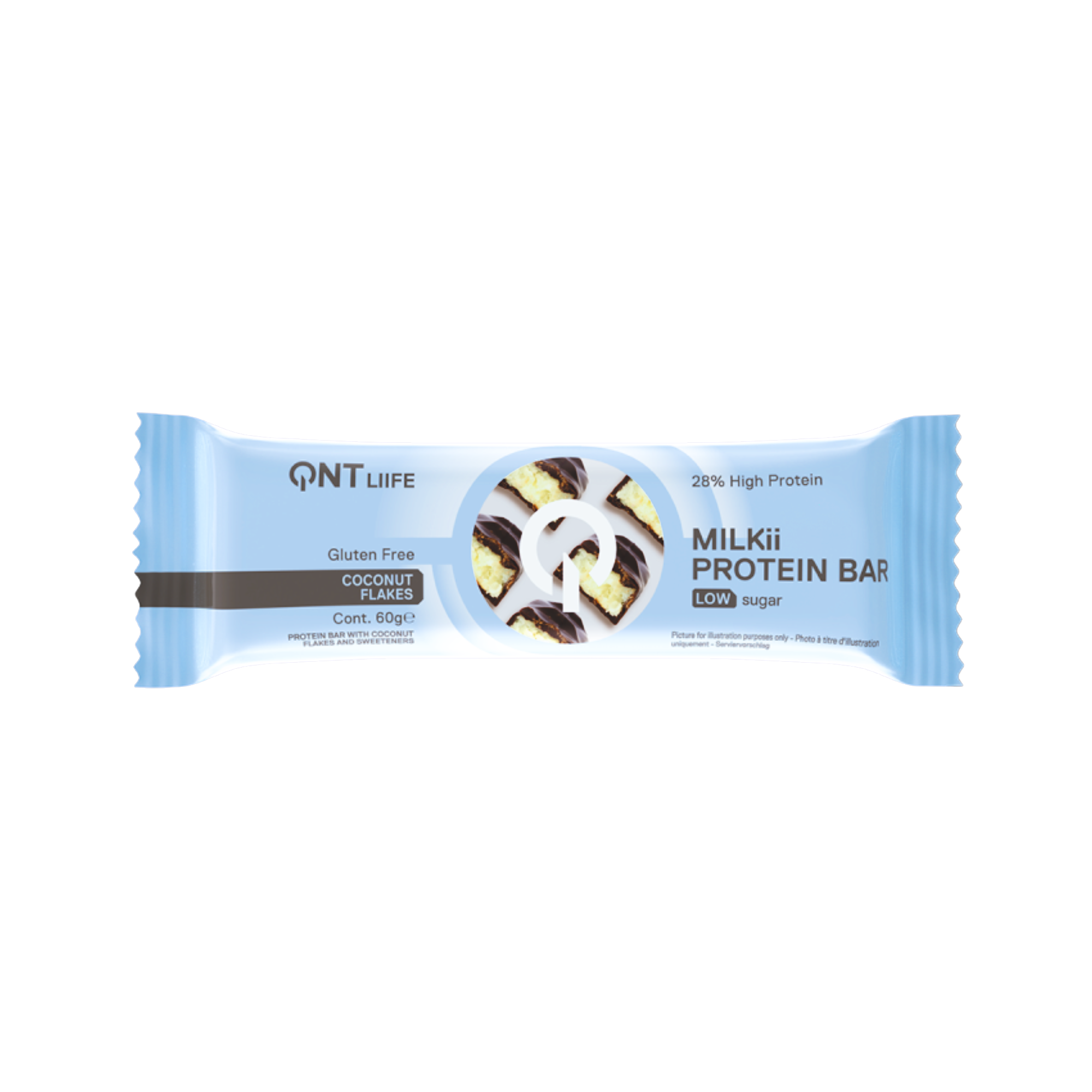Qnt Coconut Flakes Protein Bar 60g