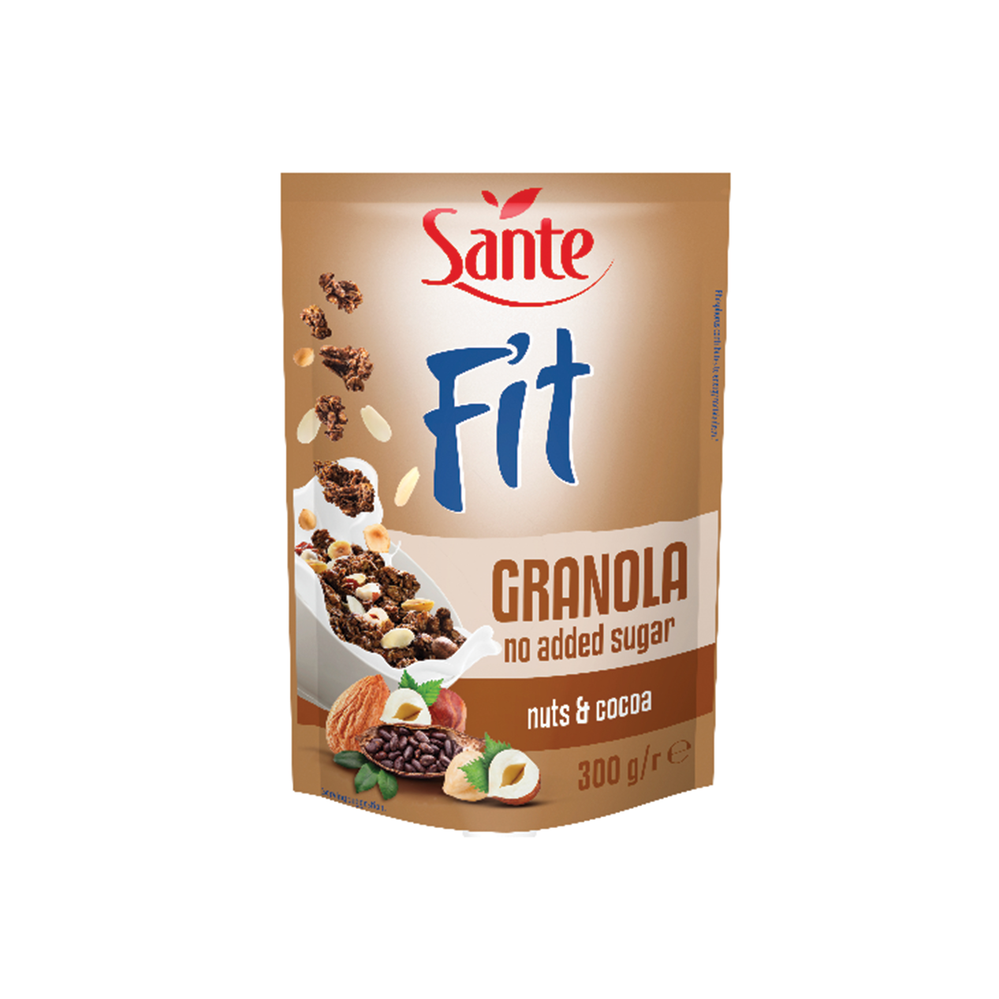 Sante Fit Sugar Free Nuts & Cocoa Granola 300g