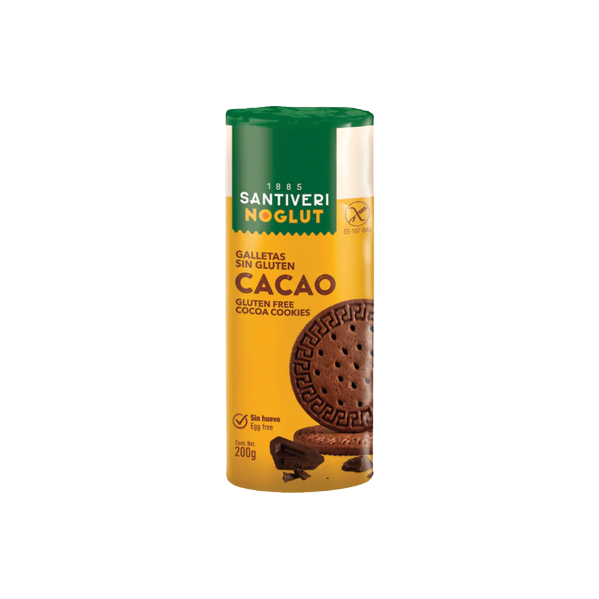 Santiveri, Noglut, Gluten Free Cacao Biscuits 200g