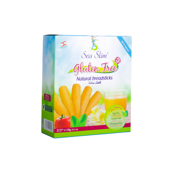 Sea Slim Gluten Free Natural Breadsticks 120g