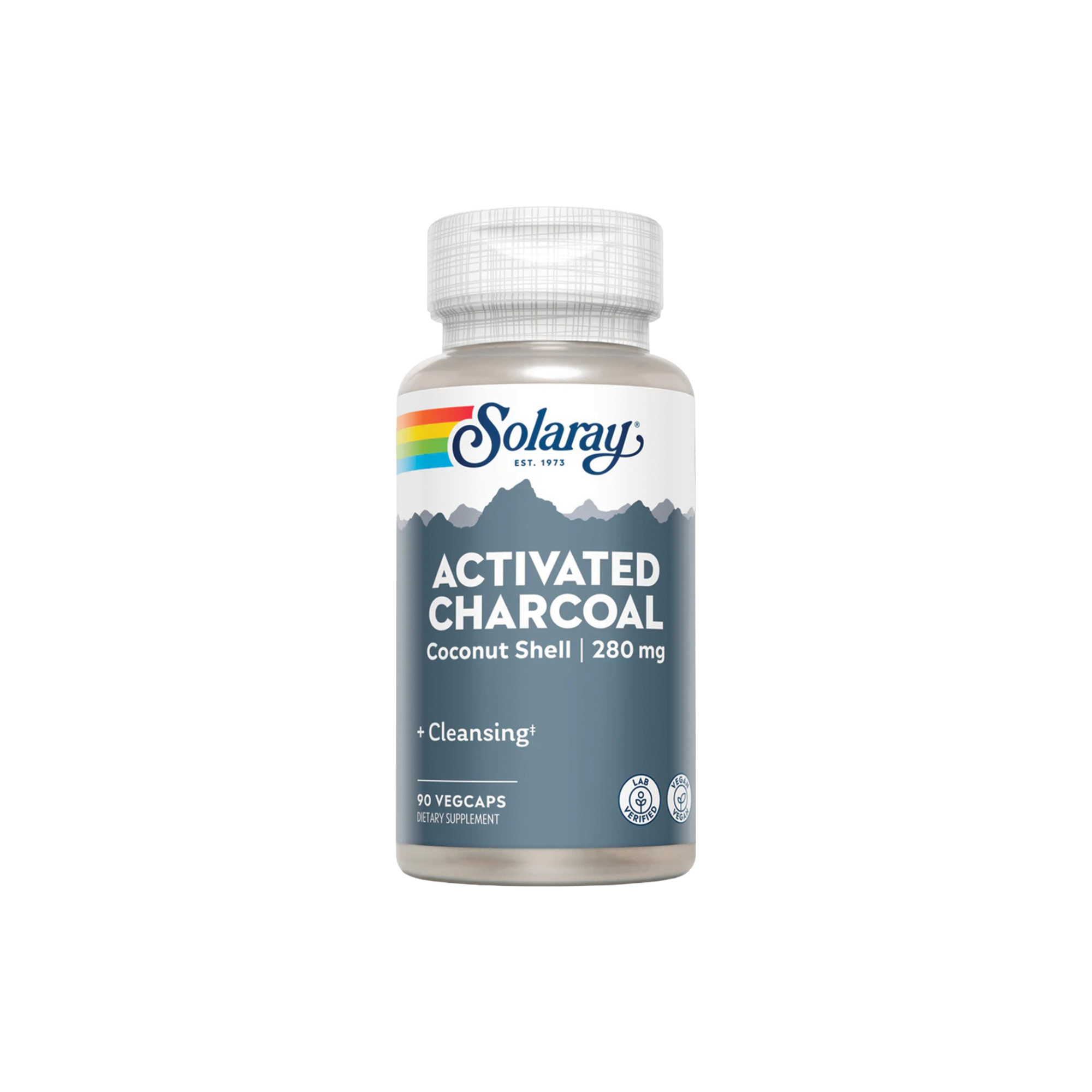 Solaray Activated Charcoal 280mg 90 Capsules