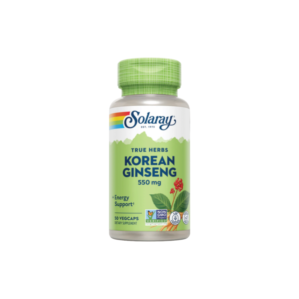 Solaray Ginseng Korean 550mg 50 Capsules