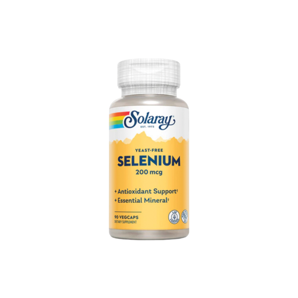 Solaray Selenium Yeast-Free 200mcg 90 Capsules