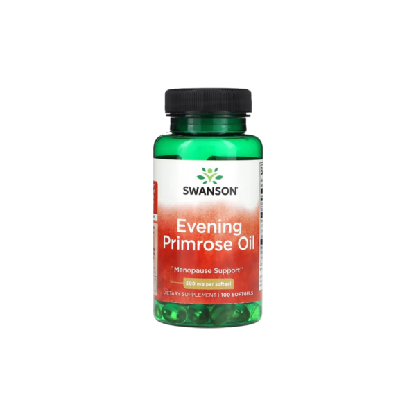 Swanson Evening Primrose Oil 500mg 100 Softgels
