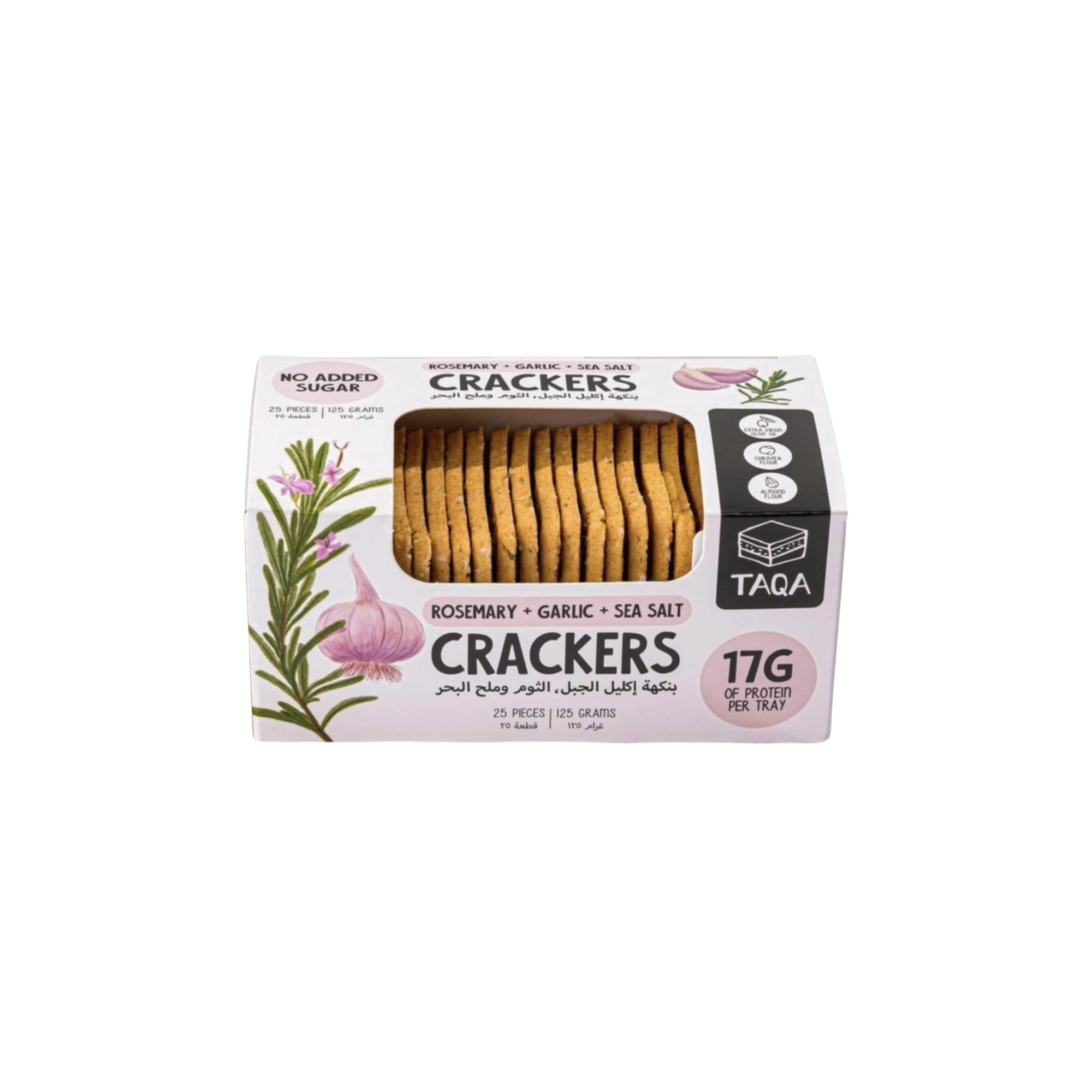 Taqa Rosemary Garlic Crackers 125g