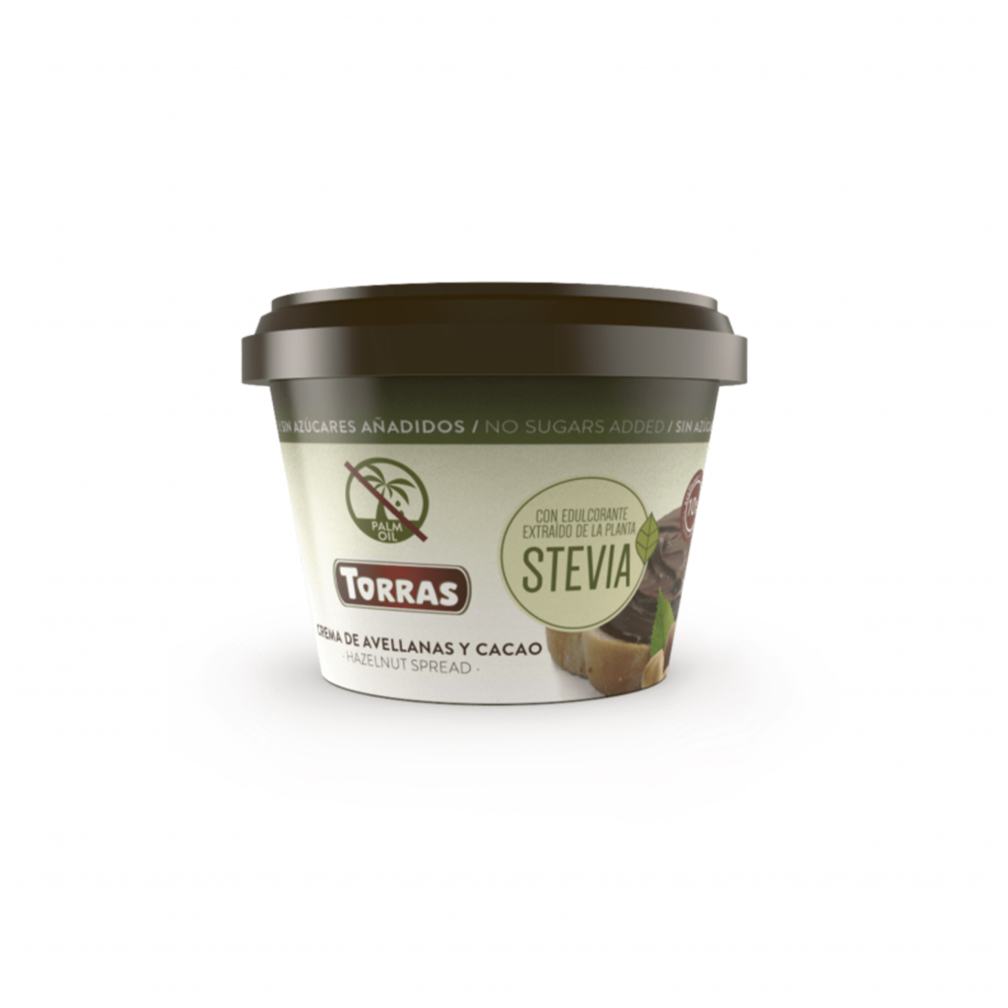 Torras 0% Added Sugar Stevia Hazelnut Chocolate Spread 200g