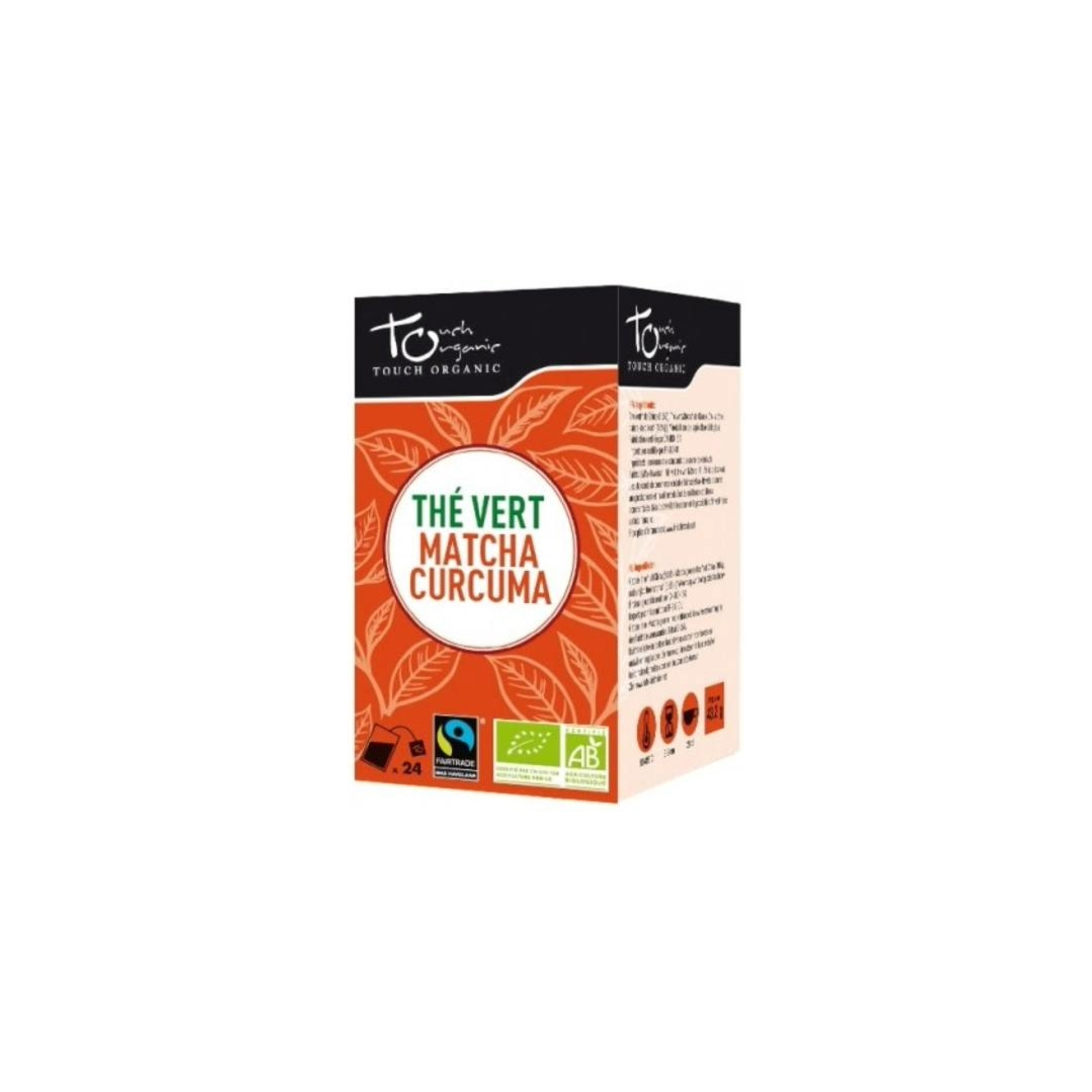 Touch Organic Curcuma Matcha Tea 24 Bags 43.2g