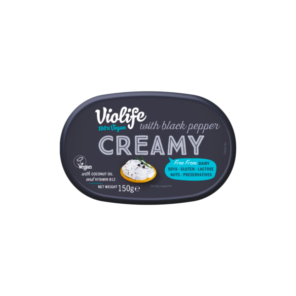 Violife Vegan Black Pepper Creamy 150g