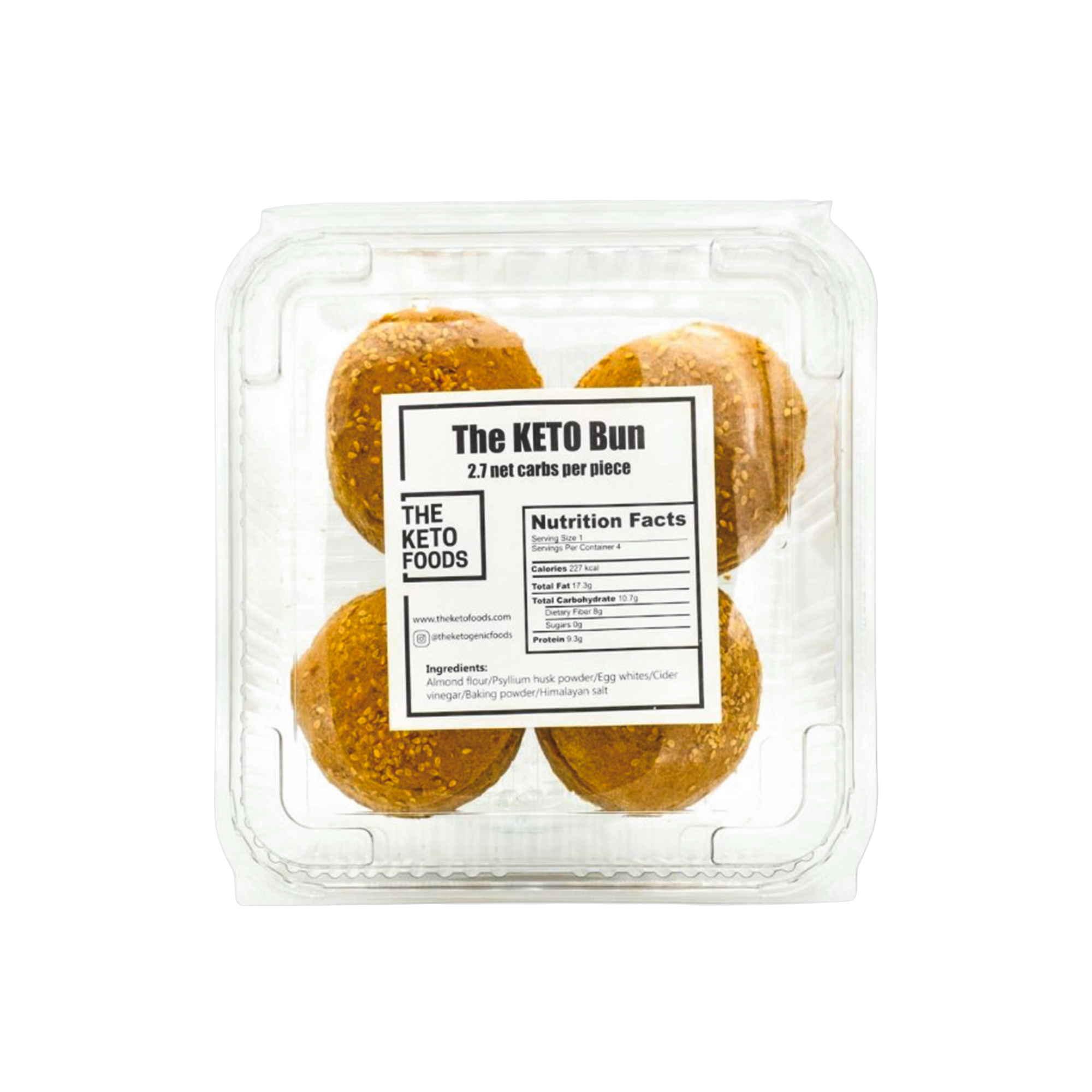 The Keto Foods Keto Burger Buns 4pcs