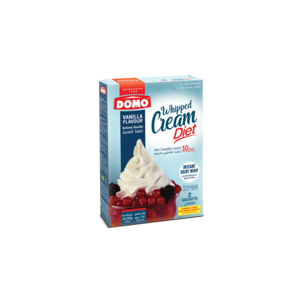 Domo Vanilla Whipping Cream 2x26g