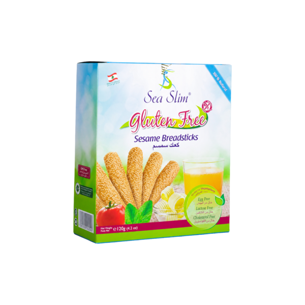 Sea Slim Gluten Free Sesame Breadsticks 120g