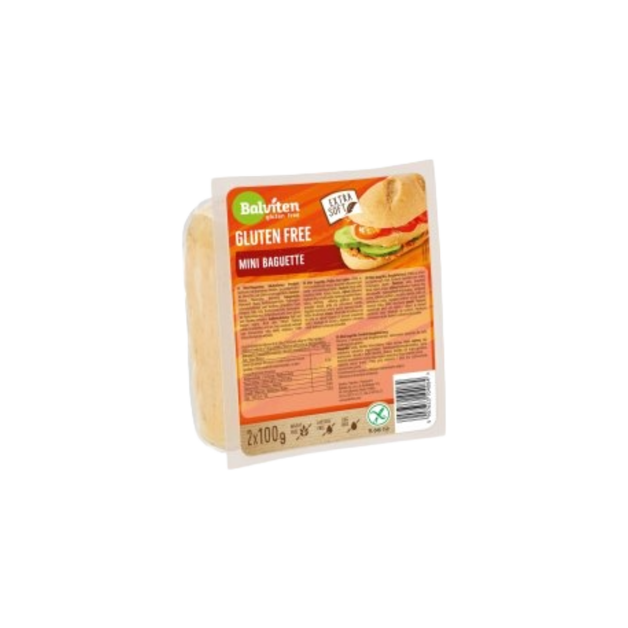 Balviten Gluten Free Mini Baguette 2x100g