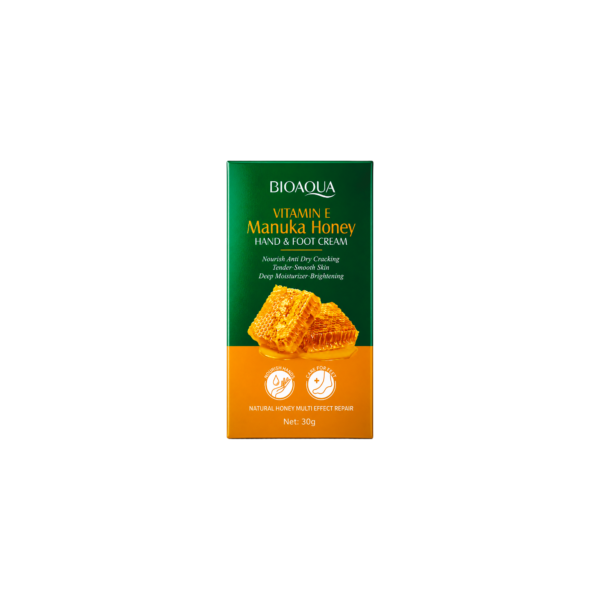 Bioaqua Vitamin E Manuka Honey Hand and Foot Cream 30g