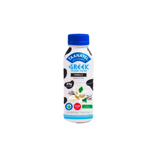 Taanayel Low Fat Vanilla Greek Yogurt Drink 330ml