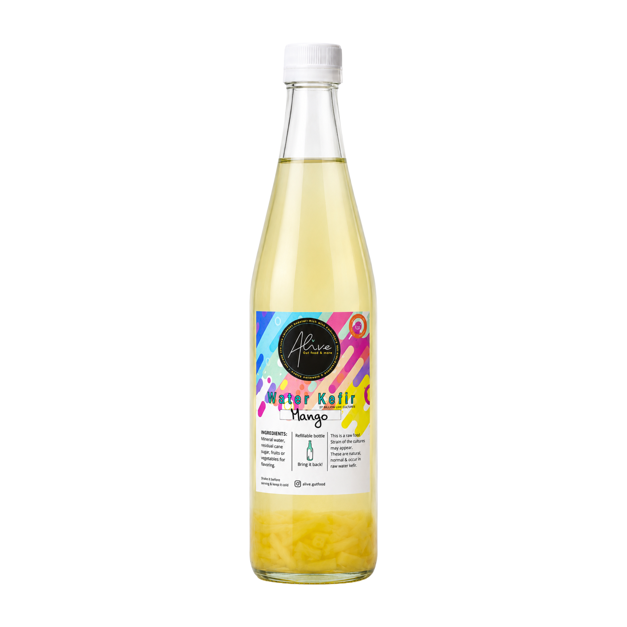 Alive Mango Water Kefir 500ml