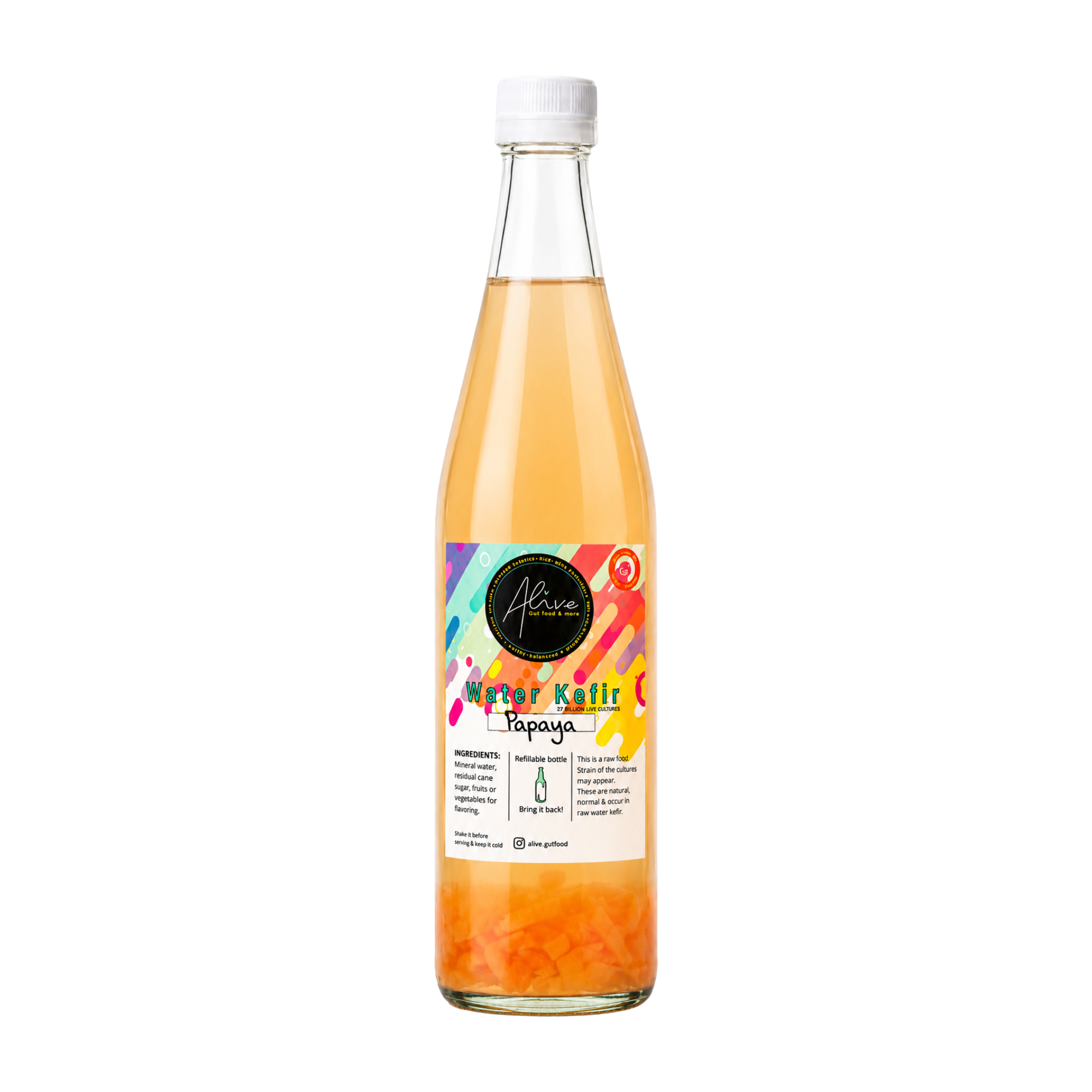 Alive Papaya Water Kefir 500ml