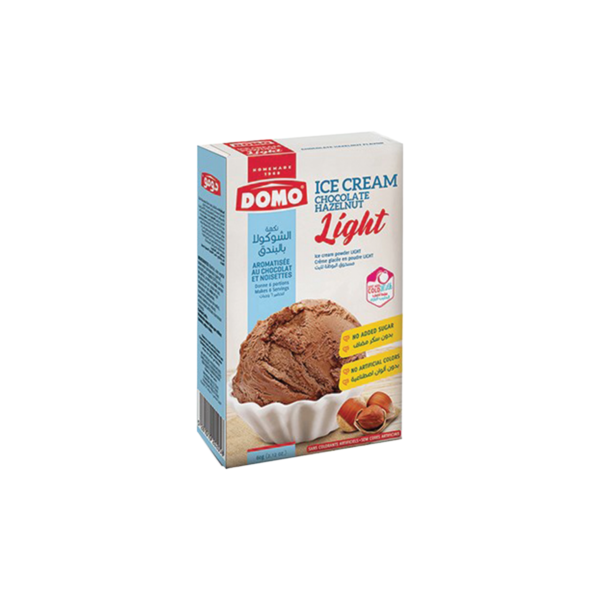 Domo Chocolate Hazelnut Light Ice Cream Mix 50g
