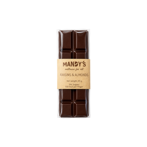 Mandy's 0% Added Sugar Raisins & Almond Dark Chocolate
