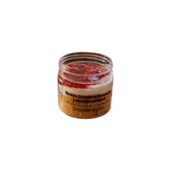 The Keto Foods Keto Strawberry Cheesecake Cup